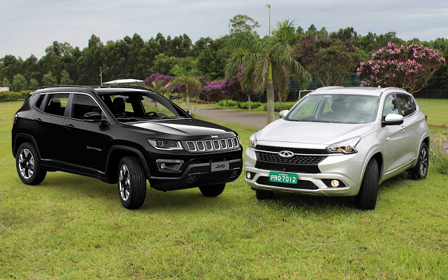 Jeep Compass x Chery Tiggo 7 2019: comparativo - preços